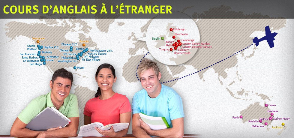 Etudiez l'anglais à l'étranger